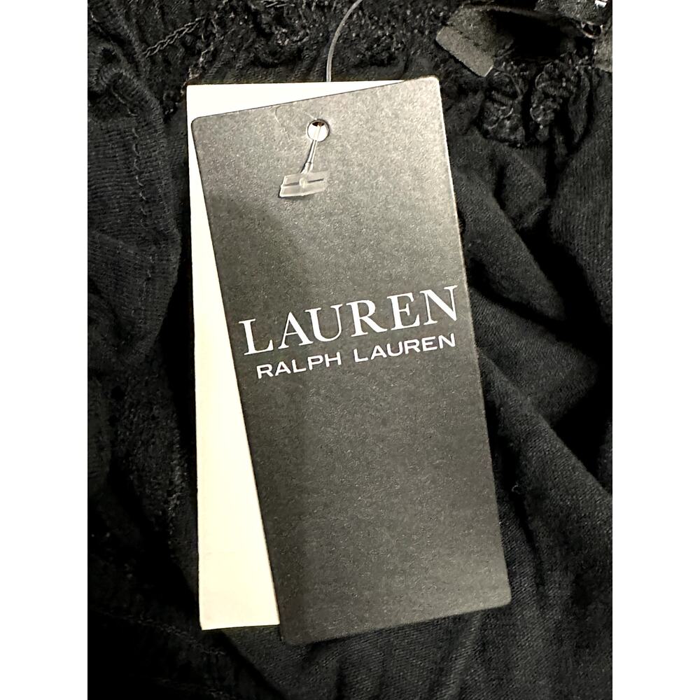 Lauren Ralph Lauren Women's Off Shoulder Eyelet Lace Sleeve M NWT - Picture 8 of 10